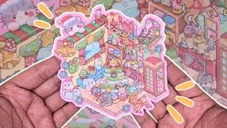 [ASMR] DIY Scene Stickers ✂️ #christmas #x-mas