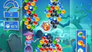 Let's play, Bubble Witch Saga 2, walkthrough, level 56-60, longplay, iPad Air
