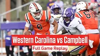 Western Carolina vs Campbell Football Full Game Replay | 2025 CAA Football