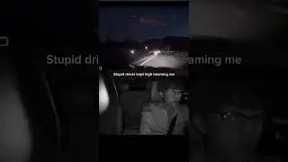 Never flash your high beam at a driver too many times
