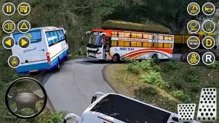 Modern Public Coach Bus simulator Passenger Coach Bus Driver Bus Driving -Android Gameplay