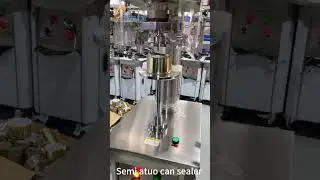 Semi Automatic Can Seaming Machine , Can Closing Machine for Metal Lid , Tin Can Closing Machine