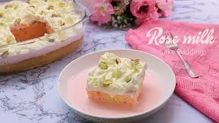 Rose milk cake recipe |ROSE TRES LECHES CAKE | Milk Cake