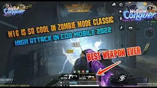 Best Weapon in Zombie Mode Class  - Solo to Round 20 - High Attack Ever - Call Of Duty Mobile 2022