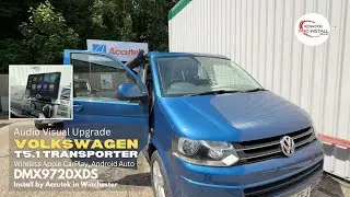 VW T5.1 Camper Van Gets BIG 10.1 HD Screen Wireless CarPlay DMX9720XDS #volkswagen #vwtransporter