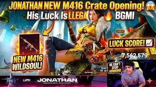 JONATHAN New M416 Crate Opening 😱 His Luck Is ILLEGAL! 🔥 BGMI