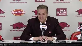 John Calipari on the Razorbacks 85-77 Loss to Kentucky