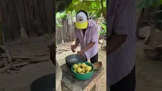 Machucao de Platano Campesino Cabeza de gato hecho por mi abuelo