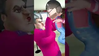 Мисс ТИ  Злая Училка  взорвалась | Scary Teacher electroshocked | DA ELA  #Shorts