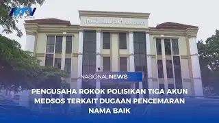 PENGUSAHA ROKOK POLISIKAN TIGA AKUN MEDSOS TERKAIT DUGAAN PENCEMARAN NAMA BAIK