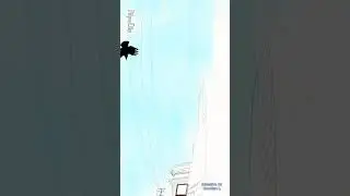 Flying Crow Animation #animation #rotoscoping #flipaclip #flipaclipanimation #birds #crows