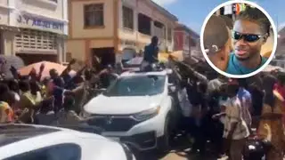 Kuami Eugene Storm Brekum As He Shared Money To Fans On Street