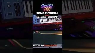 1987 Night Drive, tweaking Arpeggios⚡️ 📥 FREE DOWNLOAD Voice & Drums Tracks, Arturia V Collection