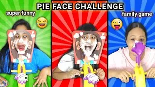 PIE FACE CHALLENGE GAME  / FAMILY GAME / Unboxing and playing / Nimishas Funworld