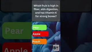 Fruit Facts Pear Aids in Digestion