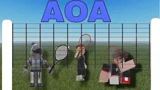 Rob, Zippy, and Ali monkey play racket rivals together 