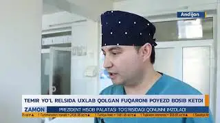 Mast holda temir yo'l relsida, vagonlar ostida uxlab qolgan fuqaroni poyezd bosib ketdi va u ikkala