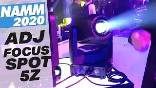 Первый взгляд на вращающуюся светодиодную голову American DJ Focus Spot 5Z мощностью 200 Вт &mdash; NAMM 2020!