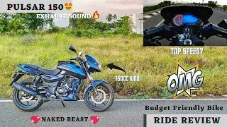 Pulsar 150 - Ride Review🔥🥵/Top Speed Test?/I Am Impressed🥰/Mileage 🤯/Better Than MT-15💯/Features😳