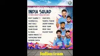 INDIA SQUAD @cricketworldcup2023 @virat @Rohitsharma @kholi @cricketmatchlive , livecommentary,ICC