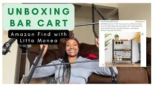 HOW I assembled my amazon BAR CART (Step by Step)