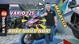 Săm soi chi tiết Vario 125 nhập khẩu Malaysia vừa về Việt Nam có gì khác biệt?