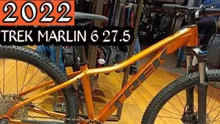 2022 TREK MARLIN 6 27.5 SIZE 14.5 FACTORY ORANGE