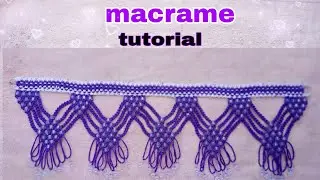 Macrame Toran new design/how to make macrame Toran/easy macrame Toran design/macrame tutorial