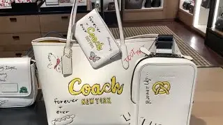 New COACH Outlet 🚖 🦋Spring Collection 2025 Part 1| 🚕 💙Sketch Print, New Denim, and Spring Colors!!