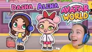 Dasha JUGANDO AVATAR WORLD Por Primera Vez