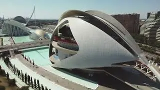Ufo visto en parque de ciencias y artes Valencia España