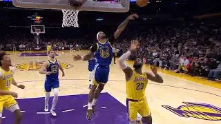 Gary Payton II does not allow LeBron to put the ball in the basket