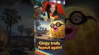 Gingy&rsquo;s Voice Changer Broke Mr. Peanut 💀 #theburntpeanut #gingy