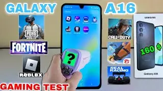 Galaxy A16 ¡Gaming Test! Fortnite, ROBLOX, PubG, Free Fire y Más
