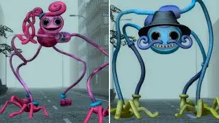 MOMMY LONG LEGS VS DADDY LONG LEGS, SURVIVING POPPY PLAYTIME MONSTERS in Garry&rsquo;s Mod!