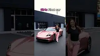 GIRLS FIRST CAR VS BOYS FIRST CAR! #shorts