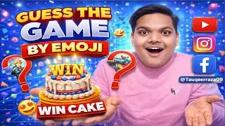 GUESS THE GAME BY EMOJI 😱 AND WIN CAKE 🎂😋
