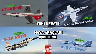 Büyük Güncelleme ''LEVIATHANS'' Tüm Yeni Uçakları İnceliyoruz // War Thunder