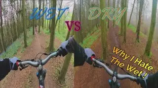 Why I Hate Riding In The Wet! Wet Vs Dry @Clent Hills
