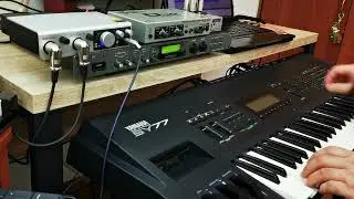 Sony SRP-L300 Yamaha SY77 Midiplus Studio2 M-Audio Audiosport Duo | Progressive Ambient Music