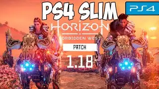 Horizon Forbidden West PS4 Slim Gameplay update 1.18