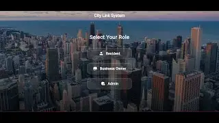 Flutter App UI Tutorial | Beautiful Role Selection Screen with Background Image |Dart&Android Studio