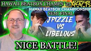 JPizzle против Libelous - Чемпионат Гавайев по битбоксу 2025 - Полуфинал - Реакция