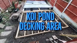 **DIY POND SIDE DECKING**