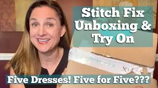 Stitch Fix Unboxing and Try On! Five Dresses - Did One Ruin the Five for Five? Stitch Fix Promo Code