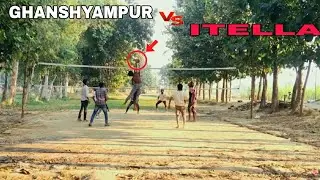 GHANSHYAMPUR 🆚 ITELLA VOLLEYBALL MATCH (g.s.k. volleyball team)enjoy this match 