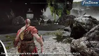 God of War 2018 - The Boat Captain's Key Map and location of the Treasure