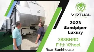 2023 Sandpiper Luxury 388BHRD Fifth Wheel Walk-Through