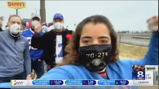 Local Bills fan drove to KC for game