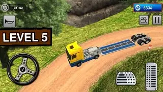 Uphill Cargo Transport Truck Driver 2019 - Level 5 - Android Gameplay